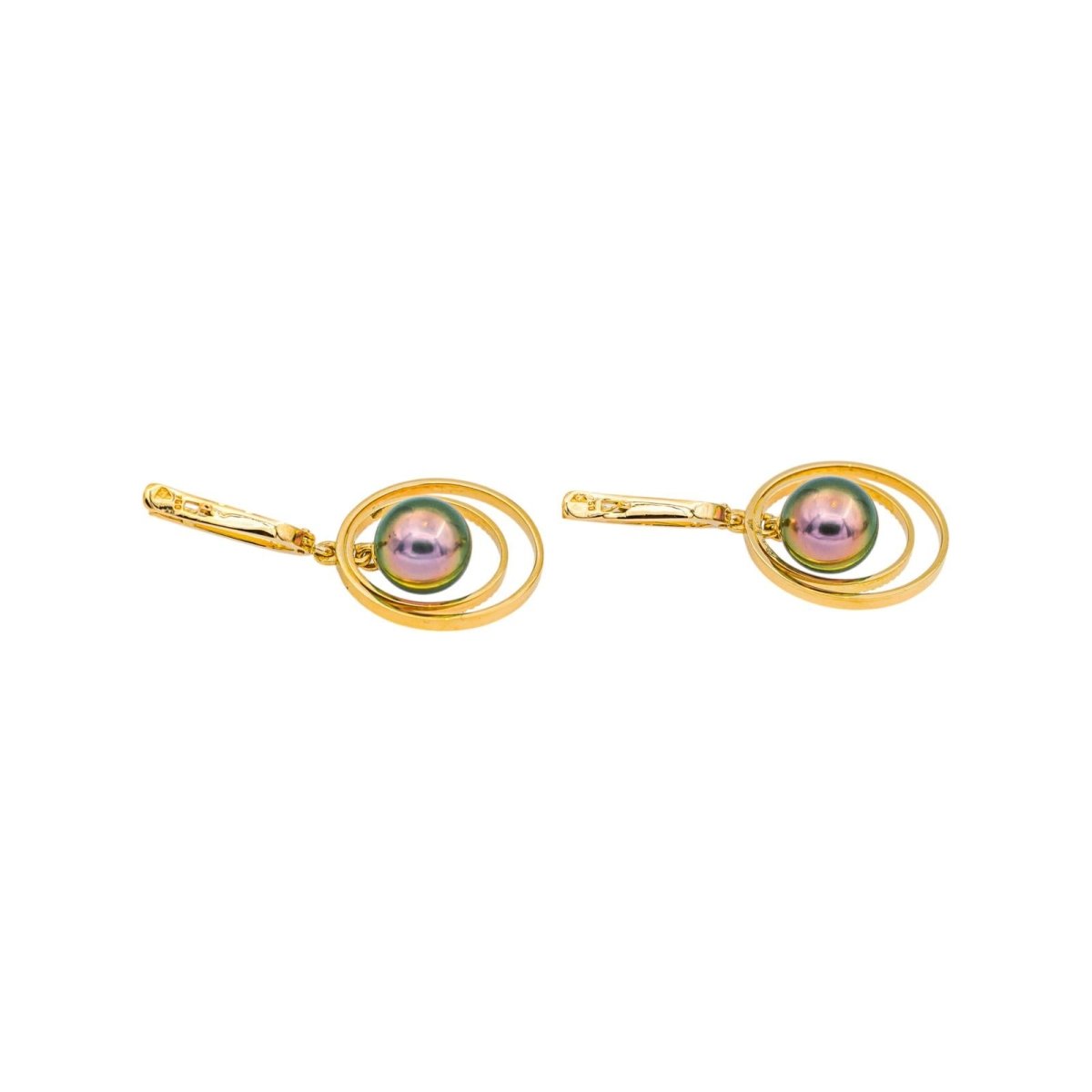 Boucles d'oreilles Or jaune Perle - Castafiore