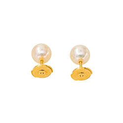 Boucles d'oreilles Or jaune Perle - Castafiore