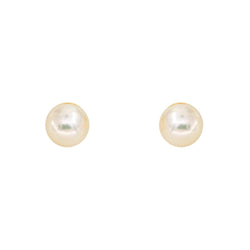 Boucles d'oreilles Or jaune Perle - Castafiore