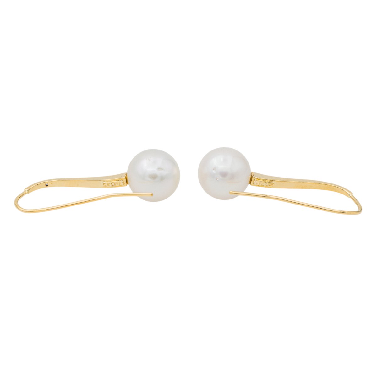 Boucles d'oreilles Or jaune Perle de culture - Castafiore