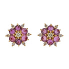 Boucles d'oreilles Or jaune Rubis - Castafiore