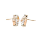 Boucles d'oreilles Or rose Topaze - Castafiore