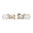 Boucles d'oreilles Or rose Topaze - Castafiore