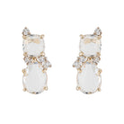 Boucles d'oreilles Or rose Topaze - Castafiore