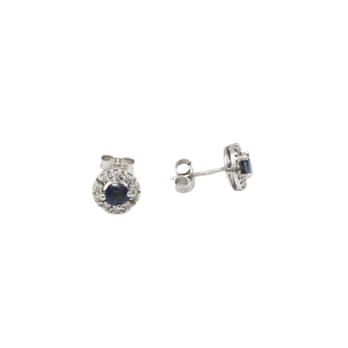 Boucles d'oreilles - Or, Saphirs & Diamants - Castafiore