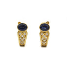 Boucles D'Oreilles - Or, Saphirs Et Diamants - Castafiore