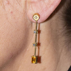 Boucles d'oreilles PAPARADSHA Or - Castafiore