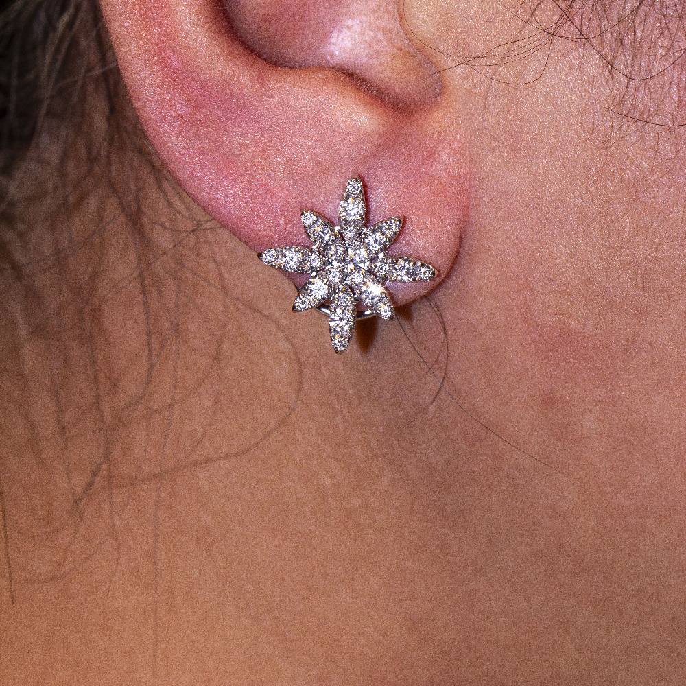 Boucles d'oreilles PASQUALE BRUNI avec diamants. D'occasion - Castafiore