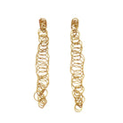 Boucles d'oreilles Pendantes BUCCELLATI "Hawaii" en or jaune - Castafiore