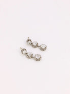 Boucles d’oreilles pendantes diamants - Castafiore