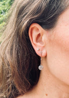 Boucles d'oreilles pendantes diamants en or blanc - Castafiore