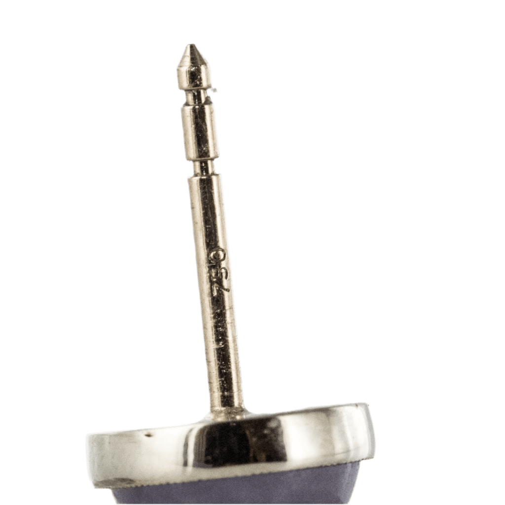 Boucles d'oreilles Pendantes en or blanc, jade et émeraudes - Castafiore