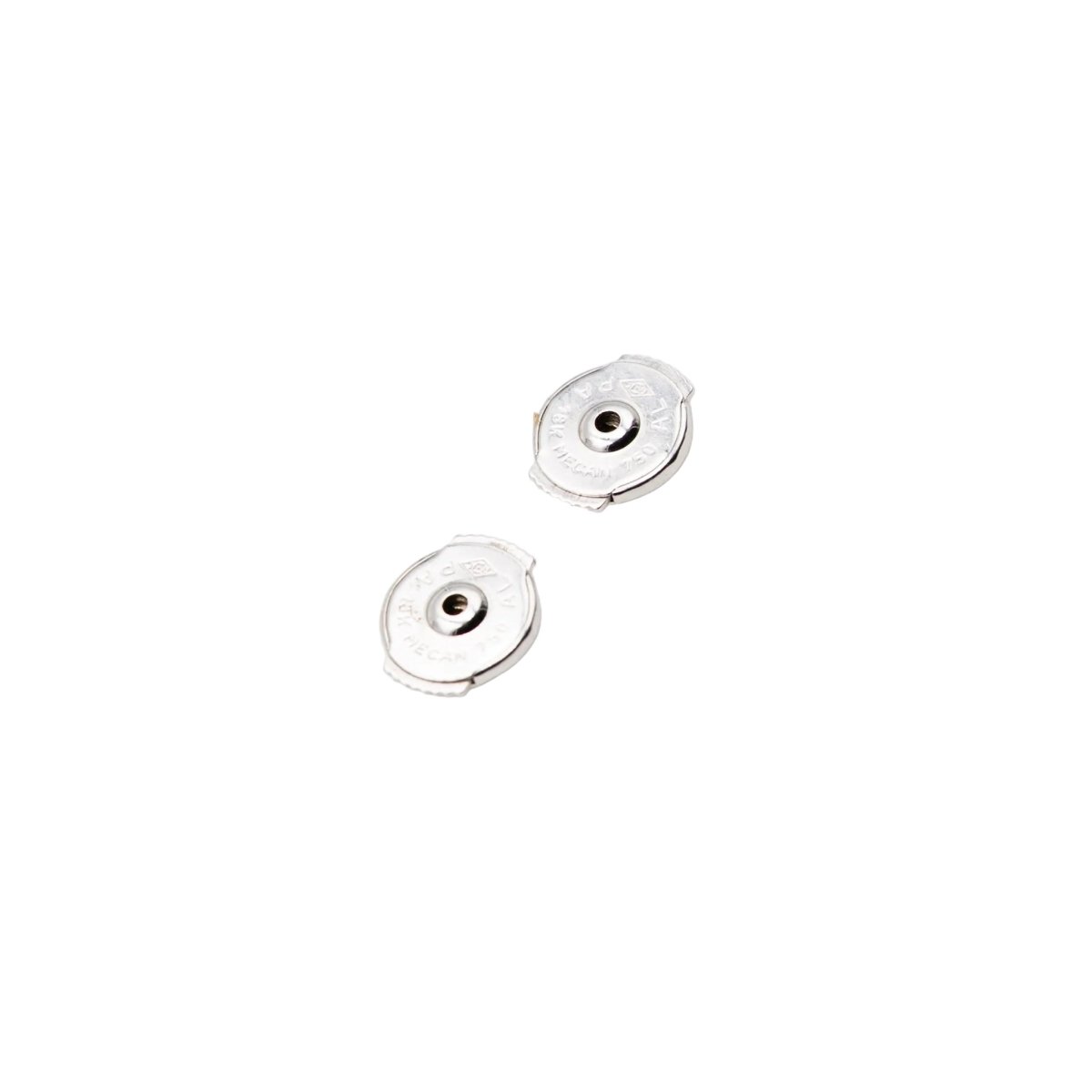 Boucles d'oreilles Pendantes en or blanc, perles et diamants - Castafiore