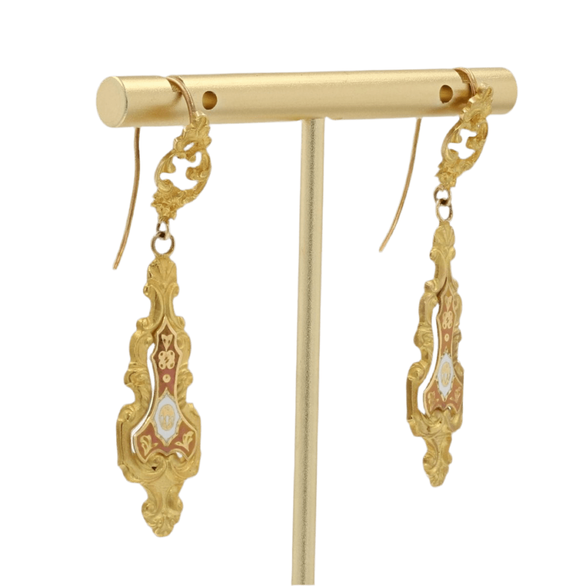 Boucles d'oreilles Pendantes en or jaune - Castafiore