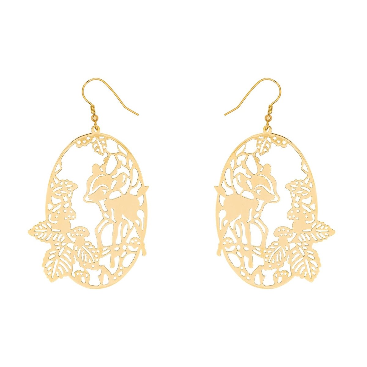 Earrings Pendant Yellow gold