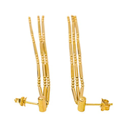 Boucles d'oreilles Pendantes en or jaune - Castafiore