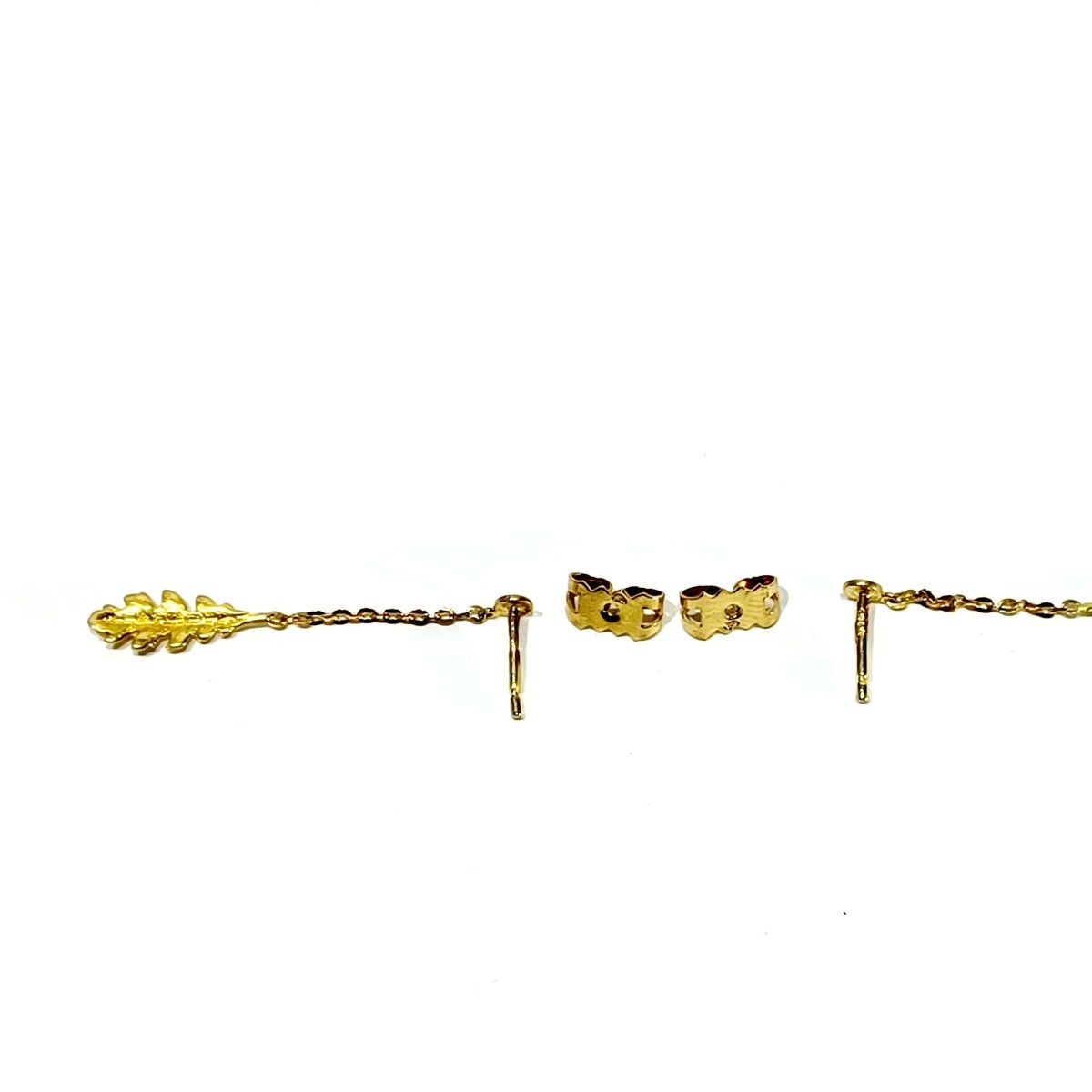 Boucles d'oreilles Pendantes en or jaune - Castafiore