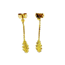 Boucles d'oreilles Pendantes en or jaune - Castafiore