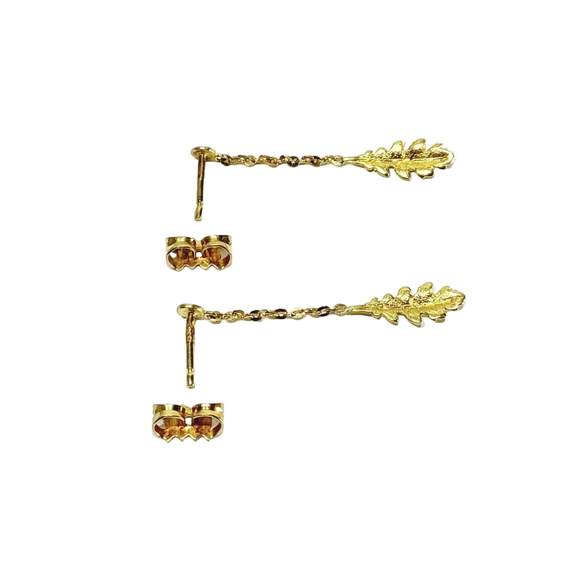 Boucles d'oreilles Pendantes en or jaune - Castafiore
