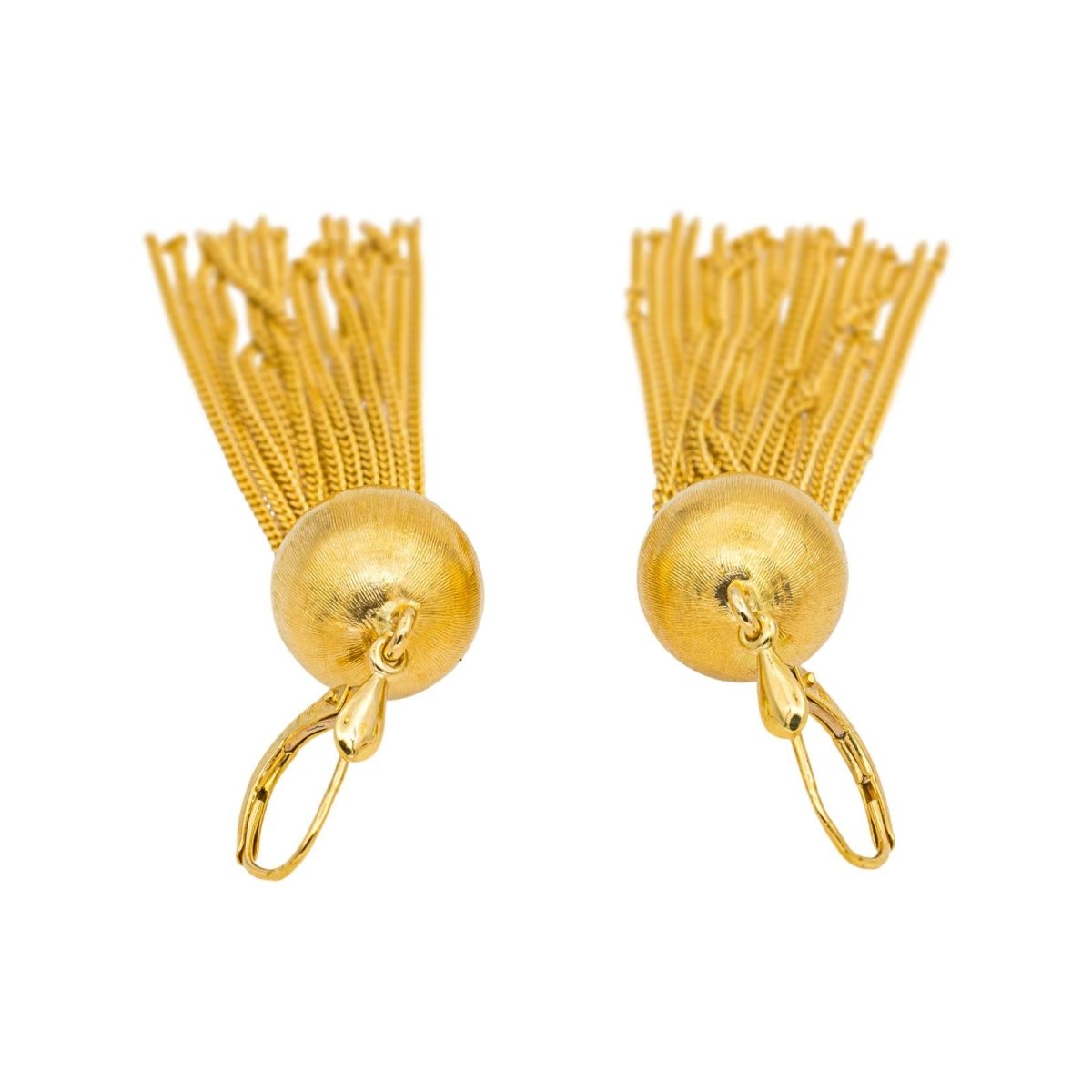 Boucles d'oreilles Pendantes en or jaune - Castafiore