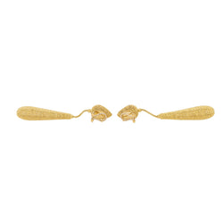 Boucles d'oreilles Pendantes en Or jaune - Castafiore
