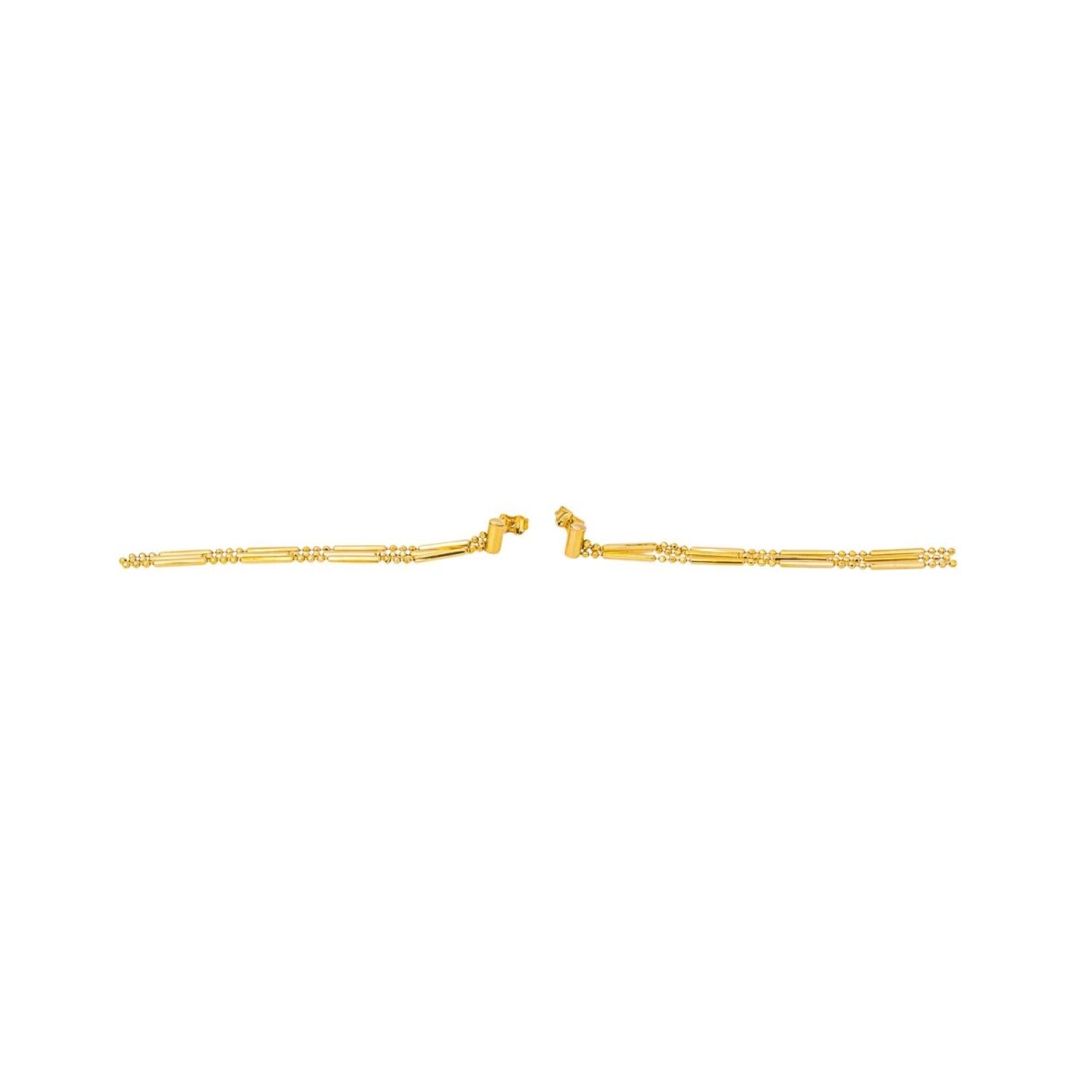 Boucles d'oreilles Pendantes en or jaune - Castafiore