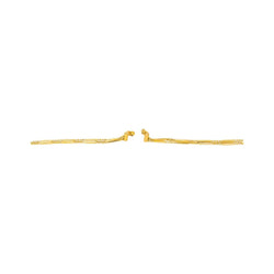 Boucles d'oreilles Pendantes en or jaune - Castafiore