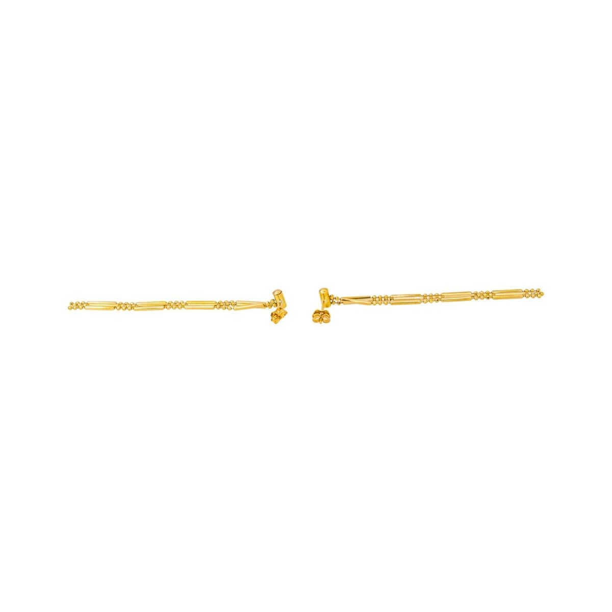 Boucles d'oreilles Pendantes en or jaune - Castafiore