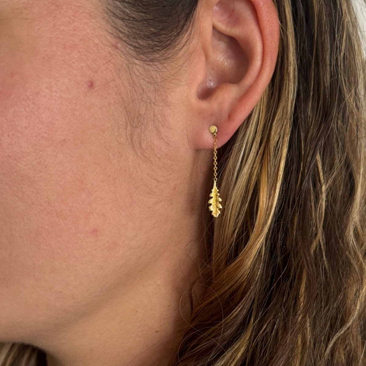 Boucles d'oreilles Pendantes en or jaune - Castafiore