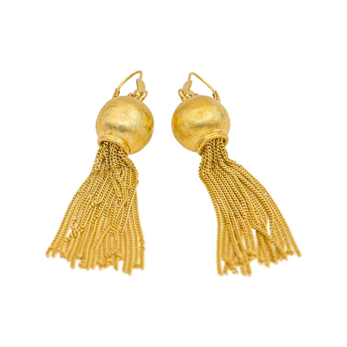 Boucles d'oreilles Pendantes en or jaune - Castafiore