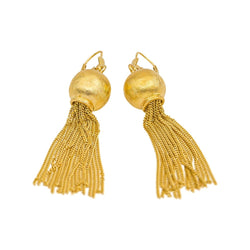 Boucles d'oreilles Pendantes en or jaune - Castafiore