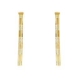 Boucles d'oreilles Pendantes en or jaune - Castafiore
