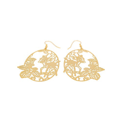 Earrings Pendant Yellow gold