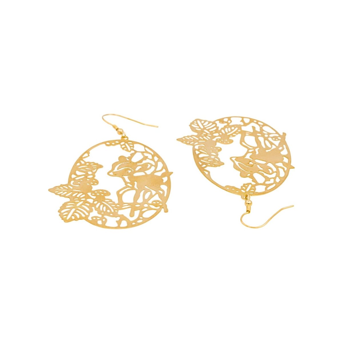 Earrings Pendant Yellow gold