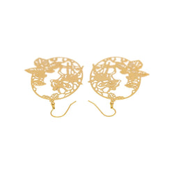 Earrings Pendant Yellow gold