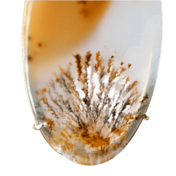 Boucles d'oreilles Pendantes en or jaune, agates et hématite - Castafiore