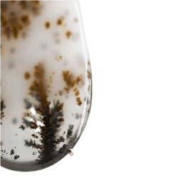 Boucles d'oreilles Pendantes en or jaune, pierres de lune et agate - Castafiore