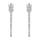 Boucles d'oreilles Pendantes Or blanc Diamant - Castafiore