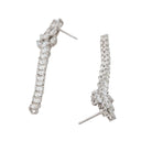 Boucles d'oreilles Pendantes Or blanc Diamant - Castafiore