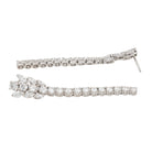 Boucles d'oreilles Pendantes Or blanc Diamant - Castafiore