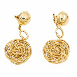 Boucles d'oreilles Pendantes Or jaune - Castafiore