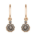 Boucles d'oreilles Pendantes Or rose Diamant - Castafiore