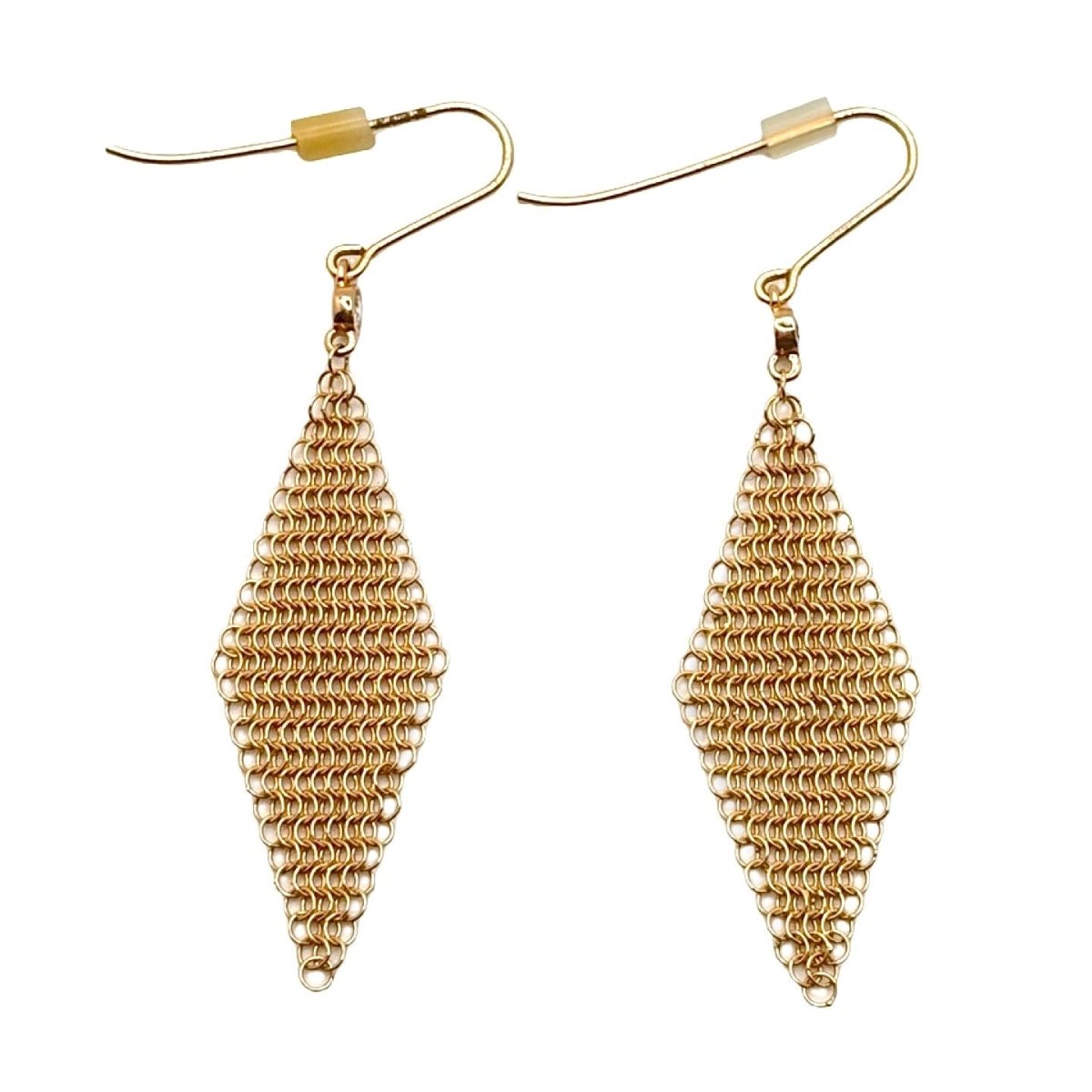 Boucles d'oreilles Pendantes TIFFANY & CO. en or jaune et diamants - Castafiore