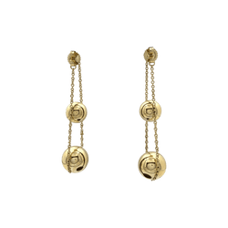 Boucles d'oreilles Pendantes TIFFANY & CO. "HardWear Drop Ball" en or jaune - Castafiore