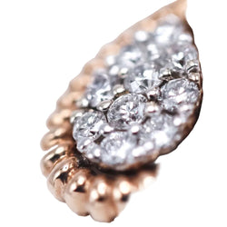 Boucles d'oreilles Pendentifs en or bleu, or blanc et diamants - Castafiore