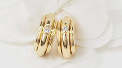 Boucles d'oreilles PIAGET "Possession" en or jaune et diamant - Castafiore