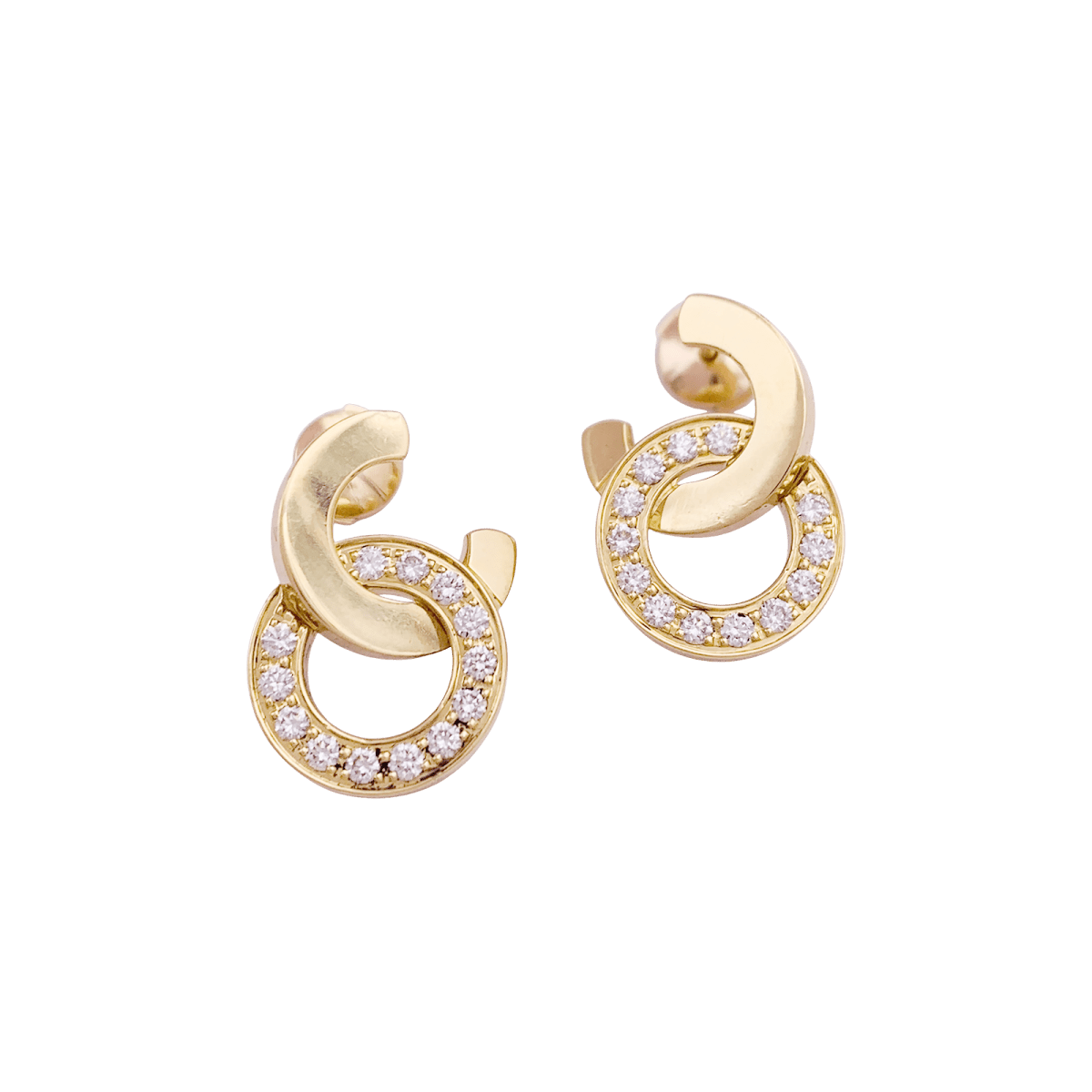 Boucles d'oreilles PIAGET "Possession" en or rose et diamants - Castafiore