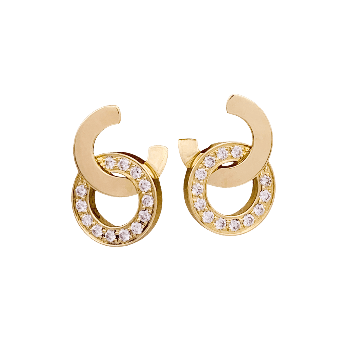 Boucles d'oreilles PIAGET "Possession" en or rose et diamants - Castafiore