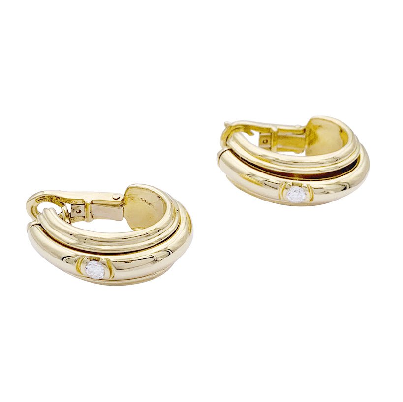 Boucles d'oreilles Piaget, “’Possession”, or jaune, diamant - Castafiore