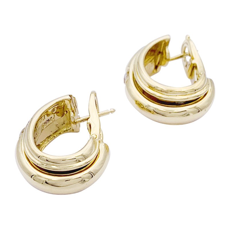 Boucles d'oreilles Piaget, “’Possession”, or jaune, diamant - Castafiore